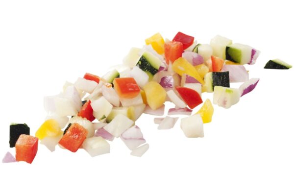 Ratatouille groenten in 8mm blokjes per 500 gram