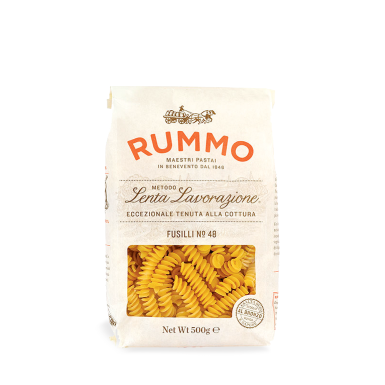 Rummo Fusilli pasta per pak (500 gram) Groentehal